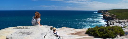 皇家国家公园 (Royal National Park) 的海岸步道 皇家国家公园 (Royal National Park) 的海岸步道