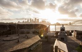 悉尼港国家公园 (Sydney Harbour National Park) 的丹尼森堡 (Fort Denison) 悉尼港国家公园 (Sydney Harbour National Park) 的丹尼森堡 (Fort Denison)